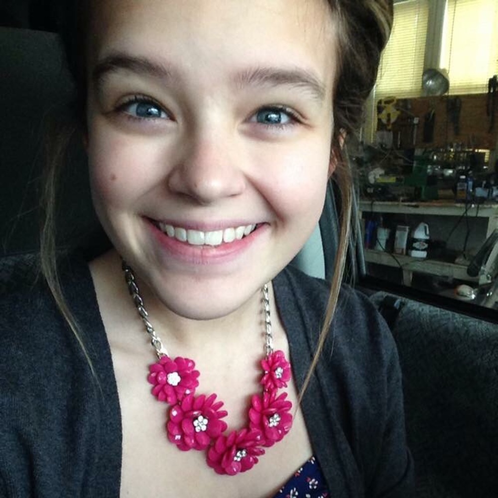 Pink Floral Statement Necklace
